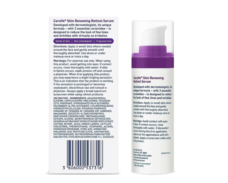 Cerave Skin Renewing Retinol Serum 30ml - Image 3