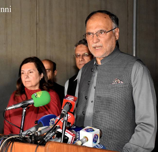 Exports must rise to $100 billion for sustainable growth: Ahsan Iqbal