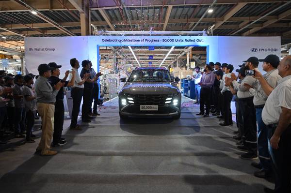 Hyundai Pakistan celebrates historic milestone with 50,000 units locally assembled