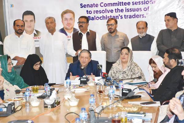 Joint Senate committees hold meeting in Quetta; issues of businessmen highlighted