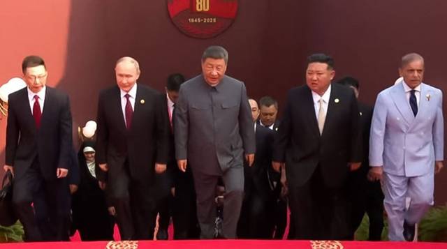 Trump reacts as Putin, Kim join Xi at military parade in Beijing